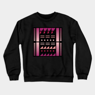 “Dimensional Angles (2)” - V.5 Red - (Geometric Art) (Dimensions) - Doc Labs Crewneck Sweatshirt